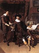 Thomas De Keyser Constantijn Huygens and his Clerk oil painting on canvas